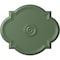 Ekena Millwork Waltz Ceiling Medallion (Fits Canopies up to 5 1/4"), 24"W x 20 1/2"H x 1 1/8"P, Athenian Green CM24WAAGF - alternate 1